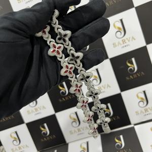 Bijoux en diamants VVS, bijoux fins en argent S925, bracelets à maillons, bracelets et joncs hip-hop plaqués or sur mesure pour femmes et hommes - Product Image 5