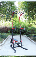 Estación de Ejercicio Multifuncional Plegable para el Hogar con Banco, Tabla para Flexiones, Abdominales y Barra de Dominadas