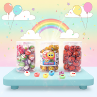 Bonbons gélifiés halal en forme d'œil, grand format, fourrés et sucrés, vente en gros directe d'usine chinoise, les plus vendus, bouteilles OEM pour enfants