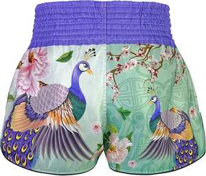 Shrink-Proof Digital Print Mixed Martial Arts Wear for Adults High Quality Custom MMA Fight <b>Shorts</b> for Men Silk Material - Product Image 1