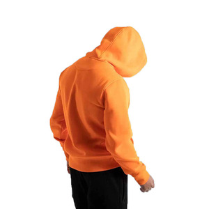 Sweats à capuche d'hiver pour hommes de la meilleure qualité Logo personnalisé Nouveau style Teint uni avec col montant Matériau du haut-Polyester/coton Prix bon marché! - Product Image 6