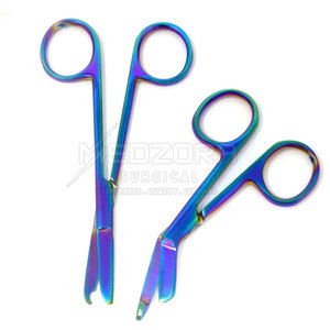 กรรไกรผ่าตัดแบบแมนนวลทำจากสเตนเลสแม่นยำตัดขอบคมน้ำหนักเบาทนทานเป็นมิตรกับสิ่งแวดล้อมผ่านการรับรอง CE สำหรับการใช้งานทางการแพทย์ - Product Image 3