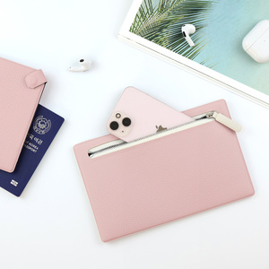 [FENICE] POCHETTE DE VOYAGE MULTI (220*140mm) POCHETTE À Glissière et Étanche Conception bicolore POCHETTE DE VOYAGE MULTI - Product Image 3