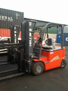 Fourche diesel de Cummins Engine 500mm de chariot élévateur de grande capacité de 10 tonnes pour le chantier de construction - Product Image 3