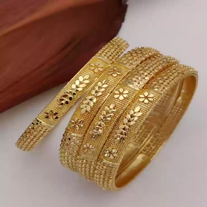 Brazalete de latón dorado Brazalete de moda de latón Pulsera Pulseras de joyería de moda Brazaletes de joyería de mano de mujer de alta calidad Precio de fábrica - Product Image 4