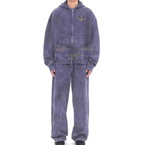 Vente en gros de survêtements délavés à l'acide meilleure qualité pas cher pour hommes - Product Image 3