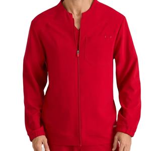 Nouvelles tenues médicales à livraison rapide, uniformes de travail, pantalons de travail pour hommes, vestes anti-rides avec boutons, tenues de travail ajustées et confortables - Product Image 1