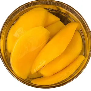 Venta al por mayor de lonchas de mango enlatadas de alta calidad para postre listas para exportar a granel de Vietnam al mejor precio - Product Image 1