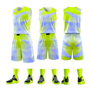 Conjunto de Uniforme de Baloncesto Profesional Personalizado, Diseña Tu Propio Uniforme de Baloncesto, Uniforme de Baloncesto Reversible Personalizado para Hombre - Product Image 3