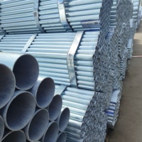 Pipa Baja Galvanis ASTM A53 Q195 Q235 40x40mm ERW Bulat Berongga untuk Penggunaan Struktural Industri Bangunan, Pembengkokan dan Pengelasan