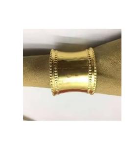 Rond de serviette étoile de mer en or de mariage en métal écologique en gros pour les cadeaux - Product Image 6