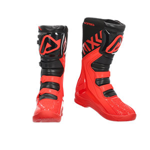 Botas de Tobillo Acerbis X-TEAM con Forro de Cuero Genuino, Plantilla de Goma y Puntera de Acero - Product Image 1