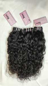 Distributeurs en gros d'extensions de cheveux de trame Indian Temple Remy perruques frontales à fermeture Machine double trame de cheveux - Product Image 4
