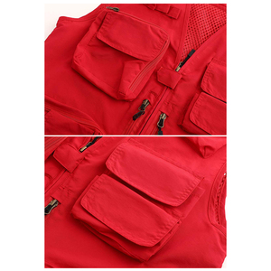 Gilet de pêche décontracté et tendance pour homme, respirant, col en V, idéal pour les activités de plein air, gilet de pêche performant pour homme - Product Image 5