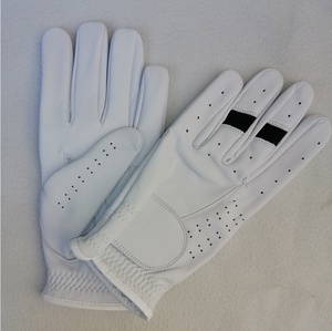 Guante de Golf Personalizado OEM para Hombre, Cuero Cabretta, Impermeable, Secado Rápido, Marcador de Pelota, Spandex Flexible, Antideslizante para Todo Clima - Product Image 3