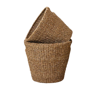 Nice Style Natural Seagrass <b>Laundry</b> <b>Basket</b>, Seagrass <b>Basket</b> Handwoven For Home Storage Cheap Price Wholesale From Vietnam - Product Image 2