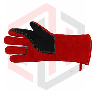 Gants de soudage Tig en cuir de vachette en gros Gants de sécurité en cuir de vache longs et courts du fabricant pakistanais à bas prix - Product Image 6