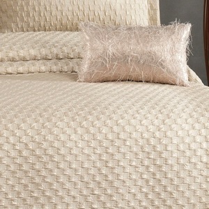 Juego de Ropa de Cama Guzide ELI T Cappuccino de 4 Piezas, Personalizado, Clásico, de Lujo, 100% Chenilla Orgánica, Tejido a Rayas, Lavable, Antipolvo - Product Image 4
