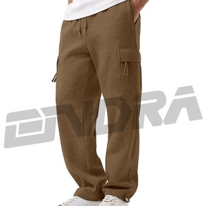 Pantalones de chándal de jogging de algodón para hombre con cintura elástica, ajuste informal de tacto suave, perfecto para el gimnasio, ropa de salón para correr, comodidad diaria, tendencia - Product Image 2