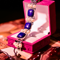 Bracelets saoudiens, bijoux fantaisie, style bohème, délicats, en lapis-lazuli, bracelet à maillons, fait main, cadeau pour femme, bracelet à maillons en cuivre, cadeau
