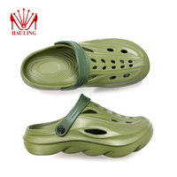 Nuevas Sandalias Unisex con Punta Cerrada, Plataforma de EVA, Impermeables, Estampadas, Antideslizantes, Chanclas de Playa, Precio de Fábrica