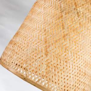 Plafonnier en bambou adapté aux espaces commerciaux et hôteliers, avec une structure tissée durable et une émission de lumière chaude - Product Image 6