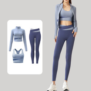 Ensembles de yoga athlétique Fitness Stretch-Ensemble de yoga personnalisé confortable Ensembles de yoga respirant Fitness Femmes 2025 - Product Image 1