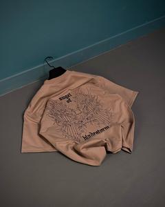 Camiseta de gran tamaño de peso pesado personalizada para hombre 100% algodón Pima de alta calidad Casual hombro caído estilo cuadrado patrón de estampado liso - Product Image 3