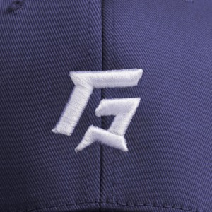 Casquette en toile de profil moyen GA, couleur marine - Product Image 3