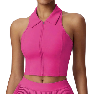 Coton pour femmes pour polo Logo personnalisé respirant tricoté vêtements de golf motif solide vêtements de sport pour les sports décontractés Viet Nam - Product Image 4