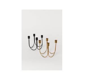 Bougeoir en métal au design antique de qualité supérieure pour des accents de décoration intérieure et des décorations d'événements élégantes - Product Image 1