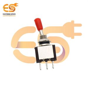 Interrupteur à bascule miniature ELECTRONIC SPICES 7107HZ 3A 125V 3 broches SPDT avec corps métallique - Product Image 3