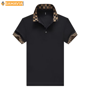 SAMAVIA Camisa Regular de Punto 100% Algodón para Hombre, Antiarrugas, Estilo Vintage, Servicio OEM, Precio Bajo - Product Image 4