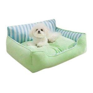 Coussin de voyage moderne et doux pour chien et chat, tapis de couchage rafraîchissant – Anti-morsure, motif animalier, polyester et coton, utilisation toutes saisons - Product Image 3