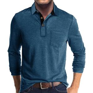Polo décontracté pour hommes, t-shirt à rayures simples, polo à manches courtes d'été, vêtements de rue à la mode, grands vêtements en coton - Product Image 3