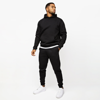 Survêtement de sports de plein air pour hommes respirant avec logo personnalisé d'usine ensemble de sweat à capuche surdimensionné 2 pièces hiver imprimé à capuche grande taille