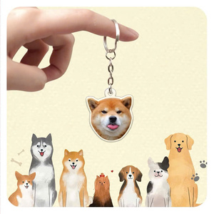Porte-clés Anime sur mesure Jouets pour chiens et chats Cadeaux personnalisés pour animaux de compagnie Mica - Product Image 3