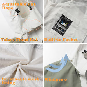 Chaqueta cortavientos con cremallera impermeable para chaqueta de mujer a prueba de viento de estilo de patrón personalizado de calidad superior - Product Image 5