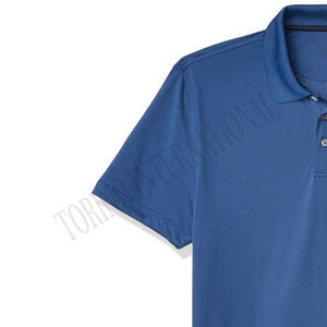 Polo de algodón 100% para hombre, Polo de algodón de punto bordado transpirable, Polo cómodo de ajuste Regular sólido para hombre - Product Image 6