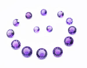Améthyste violet profond pierre de coupe ronde bijoux fins pierre précieuse 12 mm calibré pierre précieuse en vrac pour la fabrication de bijoux améthyste africaine - Product Image 2