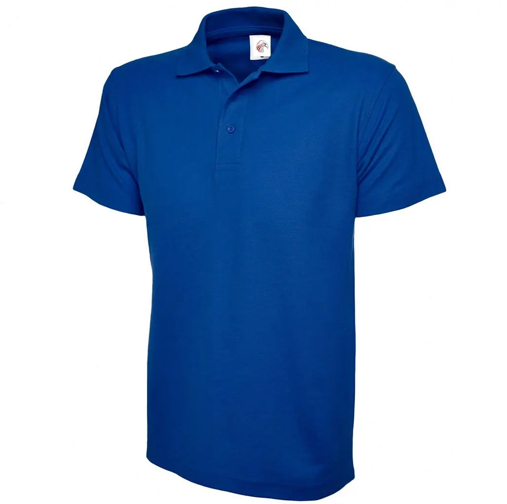 Koningsblauw Heren Lichtgewicht Pique Polo T-Shirt Katoen/Bamboevezel Heren T-Shirts Uit Pakistan Voor Verkoop
