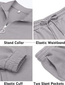 Ensemble survêtement homme en molleton français 300GSM personnalisé, deux pièces, sweat-shirt et jogging, couleur bordeaux unie, logo brodé, coupe premium - Product Image 5