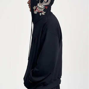 Sudaderas con capucha bordadas térmicas para hombre Nuevo estilo básico Algodón mezclado Precio bajo con el último diseño para el invierno - Product Image 5