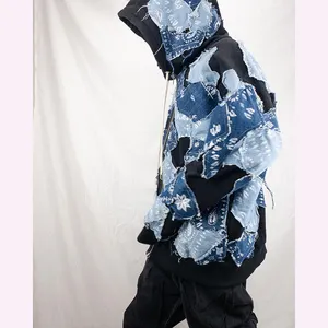 DiZNEW Wholesale Fashion Street Custom Men's Tie-dye Hoodie Sweatshirt Manufacturer Pullover Super Dalian Hoodie