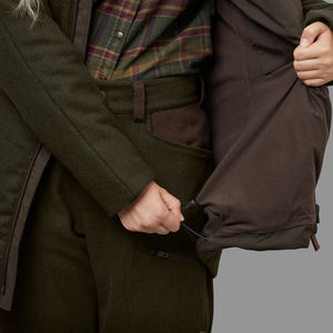 Long manteau d'hiver pour femmes personnalisé veste de chasse avec fermeture à glissière grande taille équipement d'extérieur pour le tir chasse femmes manteau - Product Image 6