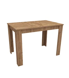 丹尼斯110四人餐桌-大西洋松木厨房餐桌160x 80厘米现代餐桌带4条腿