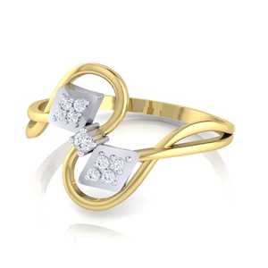 Anillo de Diamante Real Certificado en Oro de 14K, Corte Pera, Estilo Romántico, Baño de Rodio, Certificado IGI, 0.07ct, Calidad IJ-SI - Product Image 4