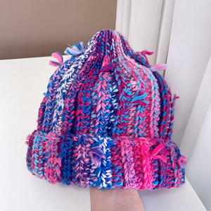 2025 nuevos sombreros de cubo de ganchillo hechos a mano para mujer, gorro de punto hueco para playa de verano a la moda, gorro jacquard atado a mano - Product Image 3