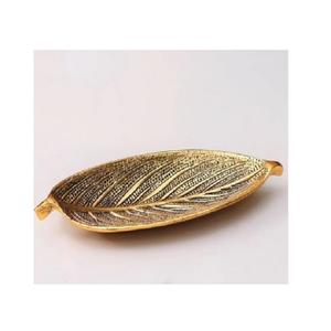 Plateau de service décoratif en métal pour restaurant Table Assiette de service fait à la main Forme personnalisée avec poignée Plateau en métal la plus vendue - Product Image 2