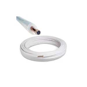 Rollo de 15 m de Tubería de Cobre Aislada y Recubierta de 1/4 para Aire Acondicionado - Product Image 1